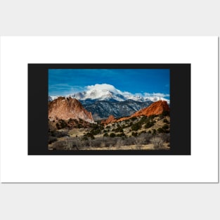 Colorado on my mind!  Pike's Peak View from the Garden of the Gods Posters and Art